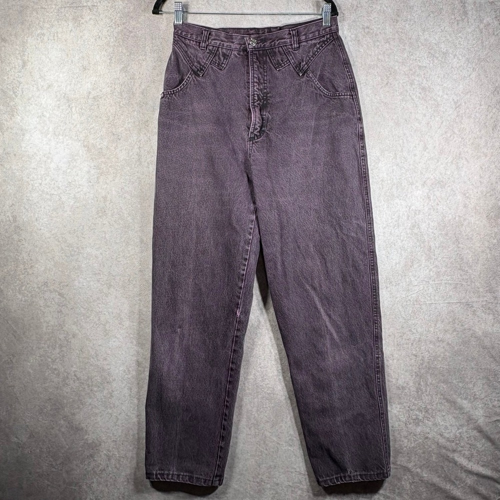 Vintage Blaze Bareback Jeans Womens Size 11/30.5 Purple Denim Tapered High Rise